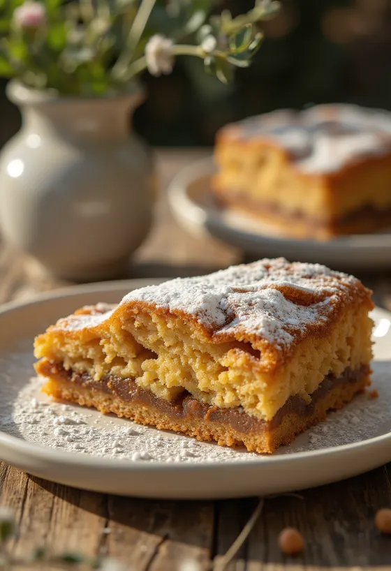 Chestnut cinnamon sponge cake