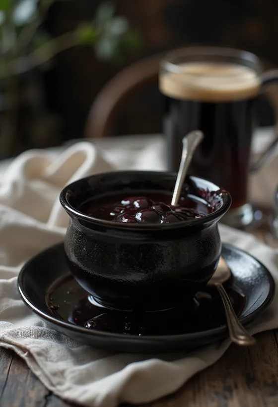 Honey Beer & Wine Reduction with meat