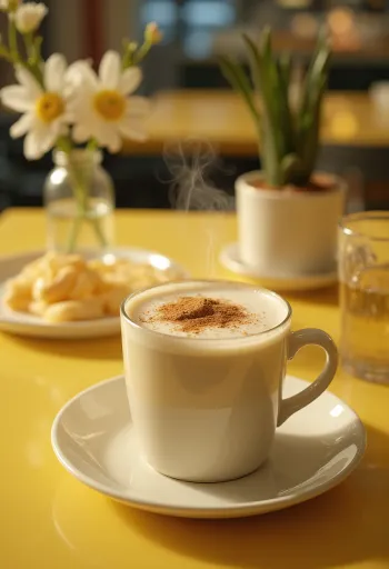 Honey Vanilla Warm Milk in a mug