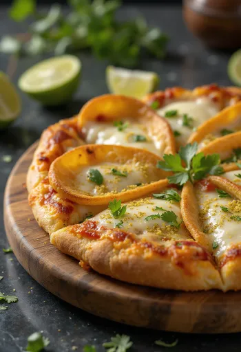 Pizza Costarricense served