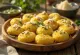 Poha Dhokla served with fresh cilantro and shredded coconut