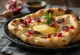 Pomegranate naan bread served