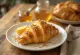 Freshly baked New Zealand honey croissant