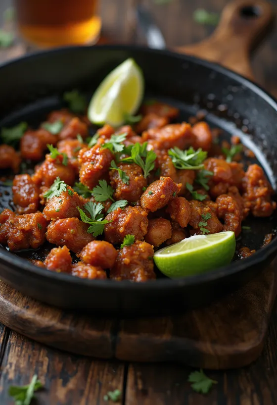 Freshly prepared Mexican chorizo